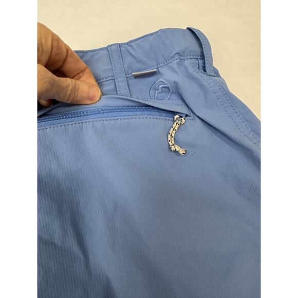 Magellan Men's Medium Fish Gear Falcon Lake 7" Shorts Blue Outdoors Lightweight - Picture 9 of 10